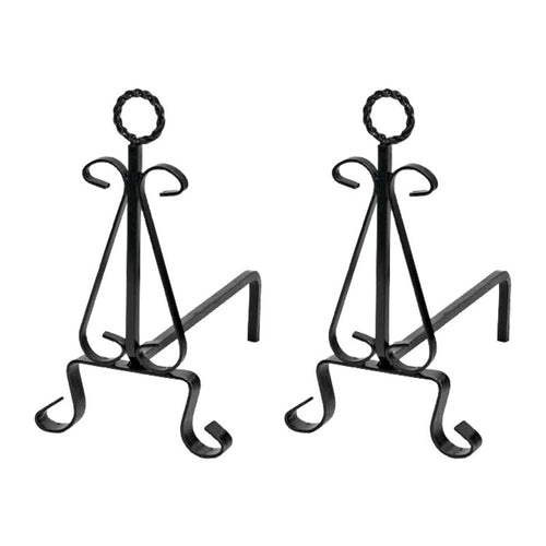 Coppia Alari Con Anello 1085- 1,0 Coppie