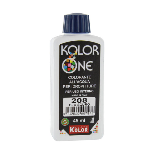 Colorante Kolor One 45 Ml Blu Scuro 208- 12,0 Pz