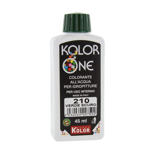 Colorante Kolor One 45 Ml Verde Scuro 210- 12,0 Pz