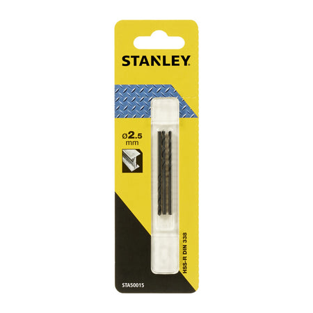 Piranha Stanley Sta50015 (X50015) Punta Hss 2,5 Mm 3 Pz- Stanley- 1,0 Confezione