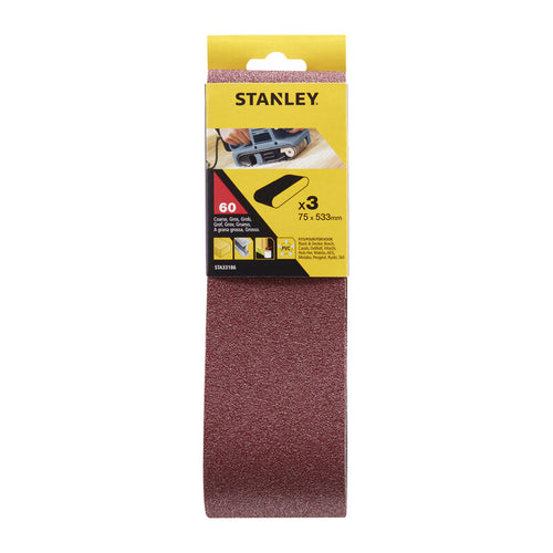 Piranha Stanley Sta33186 (X33186) 3 Nastri 75X533 Gr.60- Stanley- 1,0 Pz