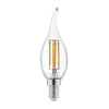 Led Fiamma 4,0W E14 470 Lm 2700K Filam Trasp- 10,0 Pz