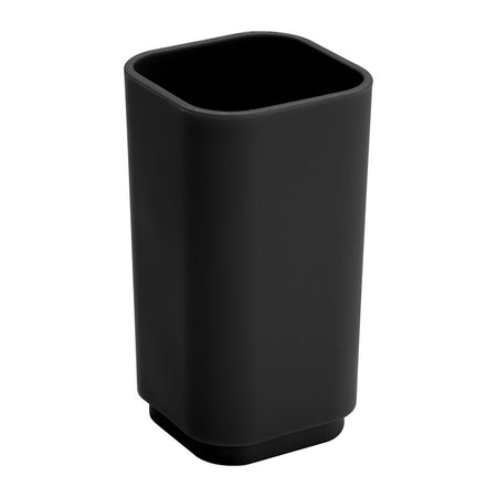 Gedy 6398 Seventy Portaspazzolino Nero Opaco- 4,0 Pz
