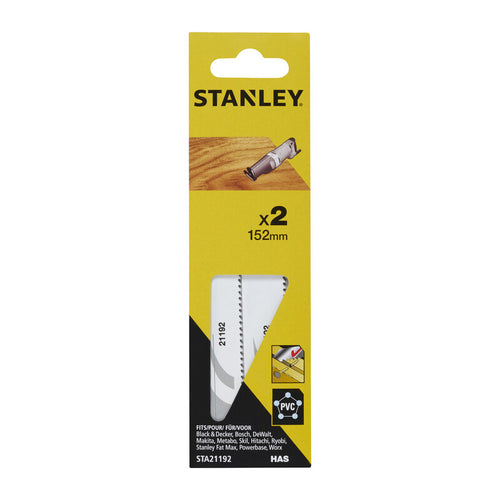 Piranha Stanley Sta21192 2 Lame Per Sega Gattuccio- 1,0 Pz