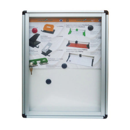 Bacheca Fondo Magnetico 45X4,5X60 Cm Alluminio- 1,0 Pz