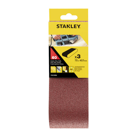 Piranha Stanley Sta33096 (X33096) 3 Nastri 75X457 Gr.60- Stanley- 1,0 Pz