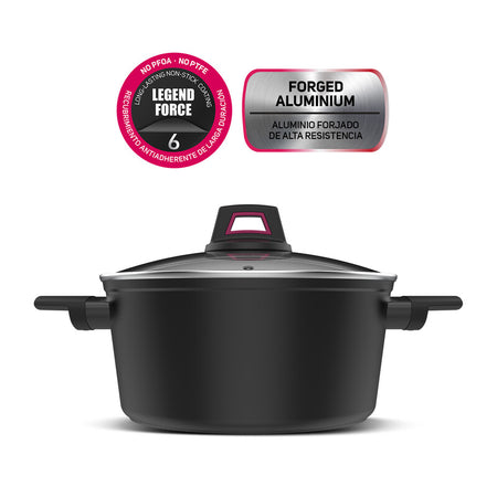 Pentola Taurus Kck4028 D 28 Cm Con Coperchio- 1,0 Pz