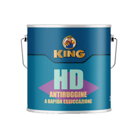 Antiruggine Rapida Essiccazione H-D 2,5 L Grigio- Colorificio Partenopeo- 5,0 Pz