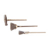 Poggi 476.00 3 Mini Spazzole Acciaio Gambo 3 Mm- Poggi- 1,0 Confezione