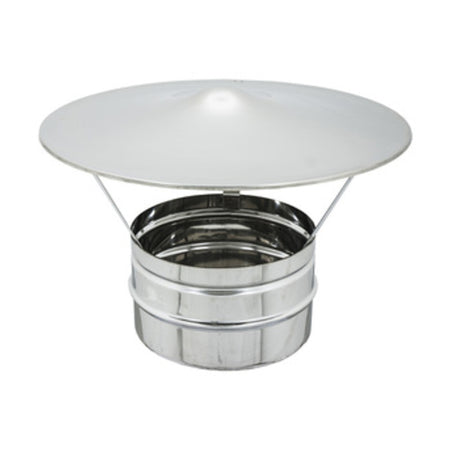 Fumaiolo Fisso Acciaio Zincato D 10 Cm- 4,0 Pz