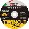Abrabeta Disco P/Ferro Twin Cut Plus 115X1,0 Mm- 50,0 Pz