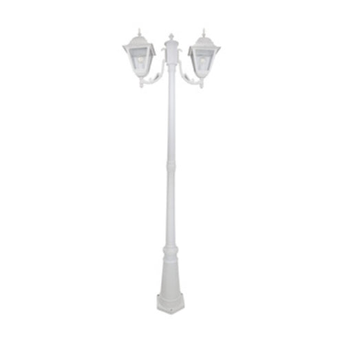 Lampione New York H 200 Cm 2 Luci Bianco- 1,0 Pz