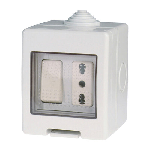 Polypool Pp0168X Cassetta Est Ip55 C/Inter+Pr Bip- 1,0 Pz