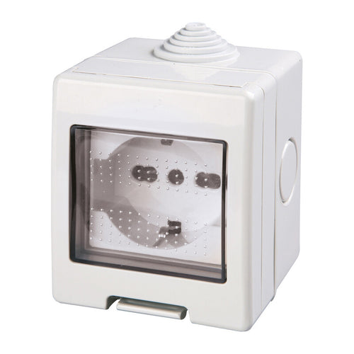 Polypool Pp0166X Cassetta Est Ip55 C/Pr Bip Schuko- 1,0 Pz