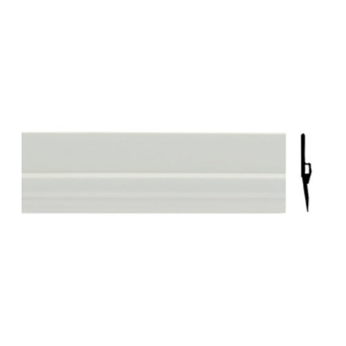 Paraporta Rigido Con Pinna In Gomma Bianco- Edilmed- 25,0 Pz