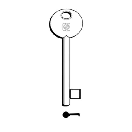 Chiavi Silca Patent Bon-P/Disp 6P2S Ni Gr.25- 5,0 Pz