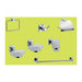 Serie Bagno Geo Cromo 7 Pz*- Rubinetterie Associate- 4,0 Confezione