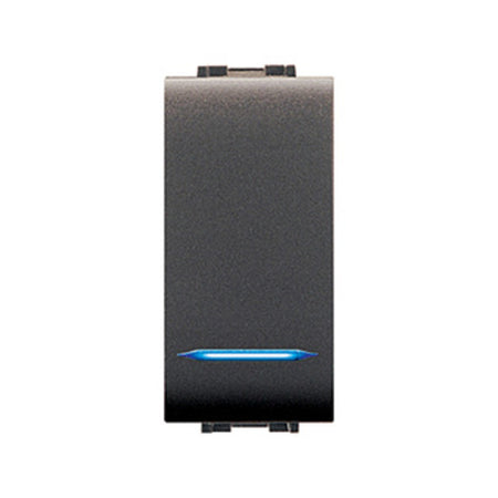 Life 4012 Interruttore Unipolare Illum.Le Grigio- Elettrocanali- 12,0 Pz