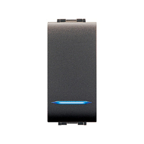 Life 4012 Interruttore Unipolare Illum.Le Grigio- Elettrocanali- 12,0 Pz