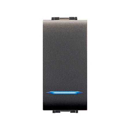 Life 4013 Deviatore Unipolare Illumin.Le Grigio- Elettrocanali- 12,0 Pz