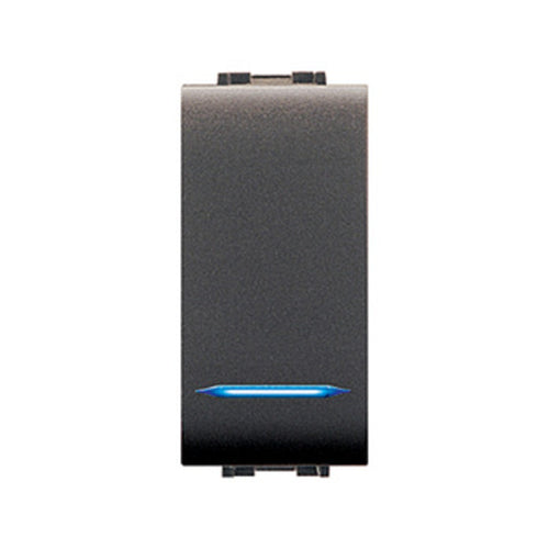 Life 4013 Deviatore Unipolare Illumin.Le Grigio- Elettrocanali- 12,0 Pz