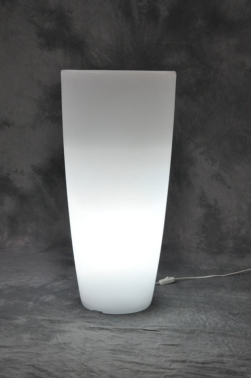 Vaso Home Light Tondo D 40X90 Cm Ghiaccio Bianco- 1,0 Pz