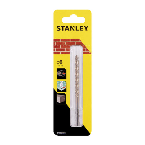 Piranha Stanley Sta58000 (X58000) Punta Codolo Cilindrico Mm. 6- Stanley- 1,0 Pz