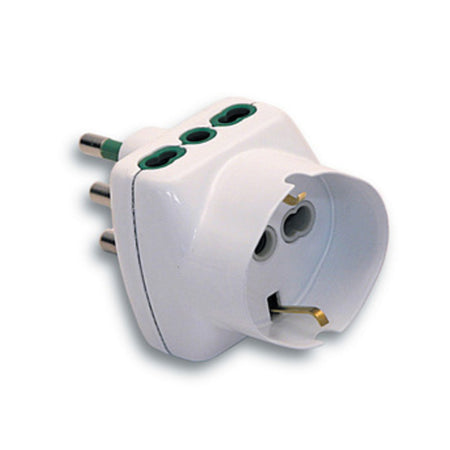 Fme 82.240 Adattatore 16A 2P+T 2 Prese Bipas Schu- Fanton- 1,0 Pz