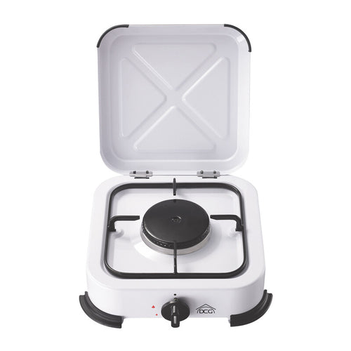 Fornello A Gas 1 Fuoco Con Coperchio 1,5 Kw- 1,0 Pz