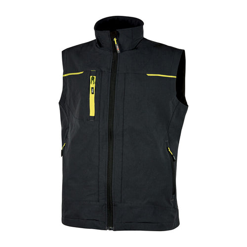 U-Power Gilet Saturn Nero/Giallo Tg. L- 1,0 Pz