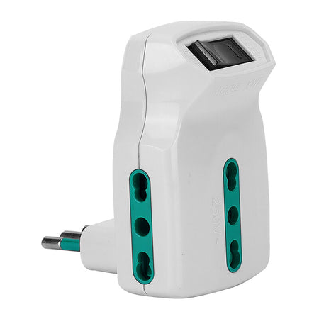 Fme 87.315 Adattatore 10A 3P Bip C/Inter Sicur Spina- 1,0 Pz