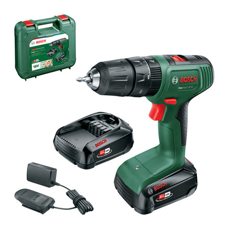 Bosch-V 18V Trapano 2 Batt. 2Ah Easy Impact- 1,0 Pz