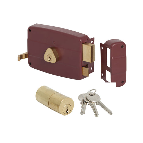 Cisa 50121 60 Mm Dx Serratura Appl. Legno Cil. Fisso- 1,0 Pz