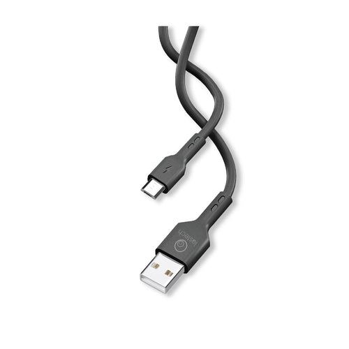 Cavo Usb Flessibile Micro Usb 1,0 M Nero- 1,0 Pz