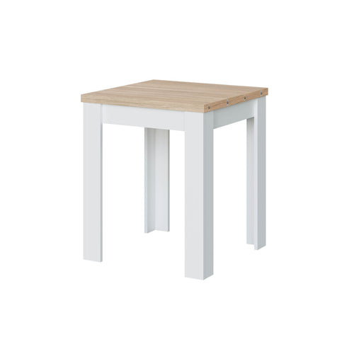 Kit Tavolo A Libro 67X67X135 Cm Rovere Bianco- 1,0 Pz