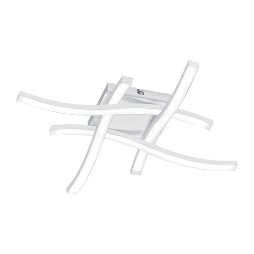 Plafoniera Led Route Bianco 4 Luci X 5W 4000K- 1,0 Pz