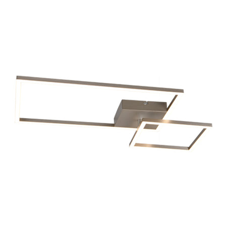 Plafoniera Led Padella Con Snodo 25W 4000K Acciaio- 1,0 Pz