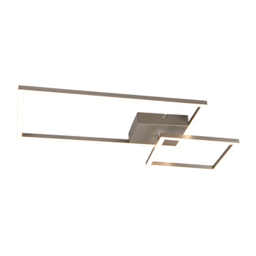 Plafoniera Led Padella Con Snodo 25W 4000K Acciaio- 1,0 Pz