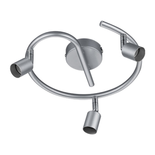 Plafoniera Paris 3 Luci Gu10 Alluminio D. 28- 1,0 Pz