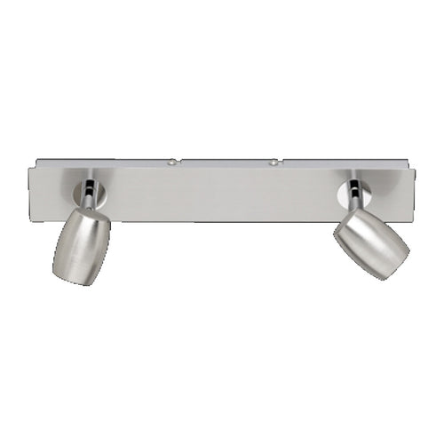 Barra 2 Faretti Michael Gu10 Acciaio Satinato- 1,0 Pz