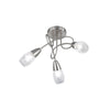 Plafoniera Colmar 3 Luci E14 Vetro Satinato- 1,0 Pz