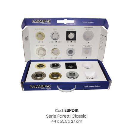Espositore Valigia Faretti Da Incasso- 1,0 Pz