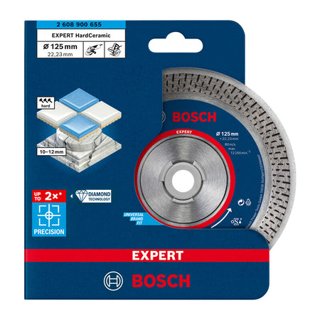 Bosch-A Disco Diamantato Expert Ceramica D 125 Mm- 1,0 Pz