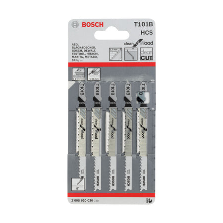 Bosch-A 5 Lame T 101 B Per Seghetto Alternativo- 1,0 Confezione