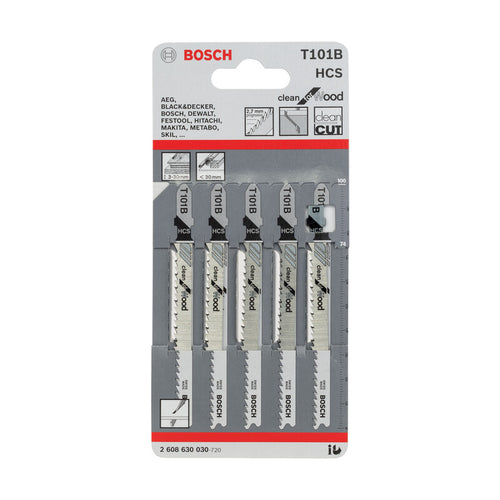 Bosch-A 5 Lame T 101 B Per Seghetto Alternativo- 1,0 Confezione