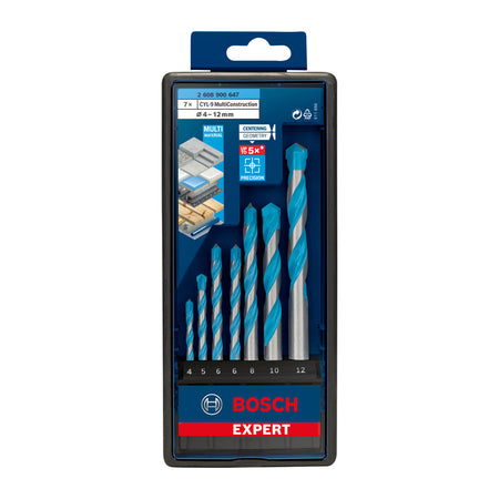 Bosch-A Set 7 Punte Multiconstruction Cyl-9- 1,0 Confezione