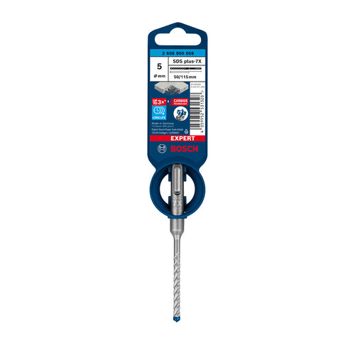 Bosch-A Punta Sds Plus-7X Expert 5X 50/115 Mm- 1,0 Pz