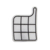 Ricambio Folletto Filtro Retina Adattabile K135/6- 1,0 Pz
