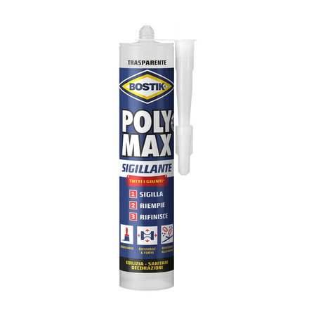 Bostik Polymax Sigillante 280 Ml Trasparente Cart- 1,0 Pz