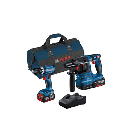 Bosch-B Set 18V Trapano+Tass. +3 Batt.4,0Ah+Caric.- 1,0 Confezione